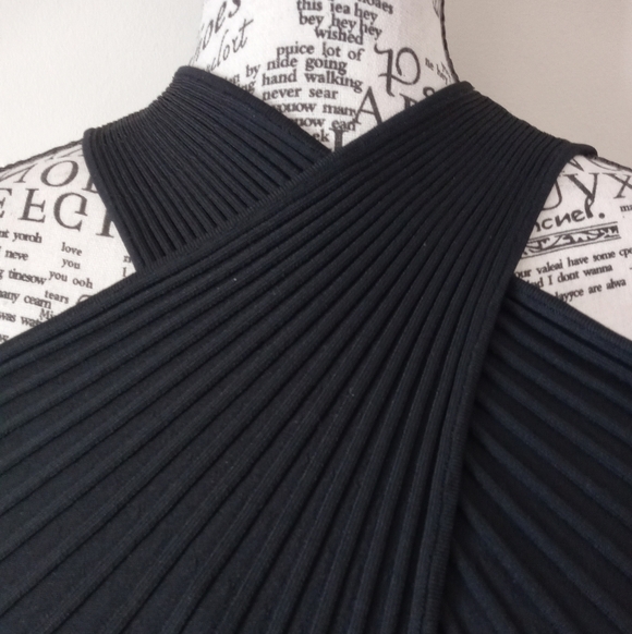 Ted Baker Loulous Cross Front Pleated Dress with Knit Bodice Coral Size 2 - Picture 5 of 15